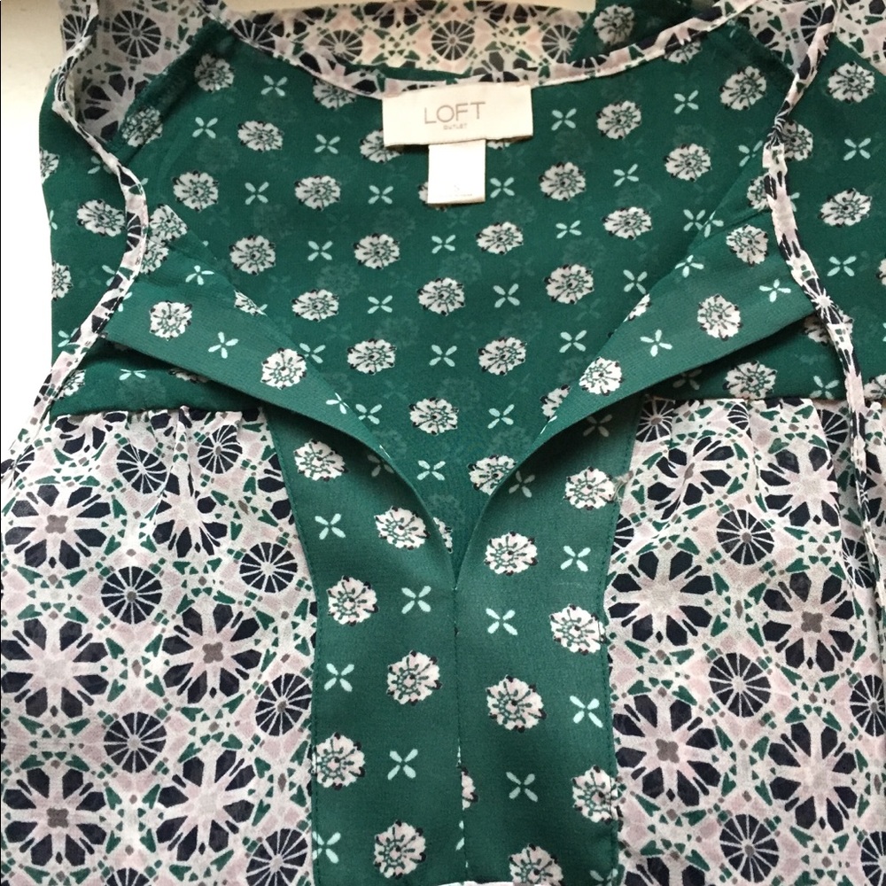 Loft sheer blouse